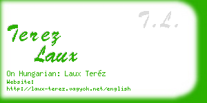 terez laux business card